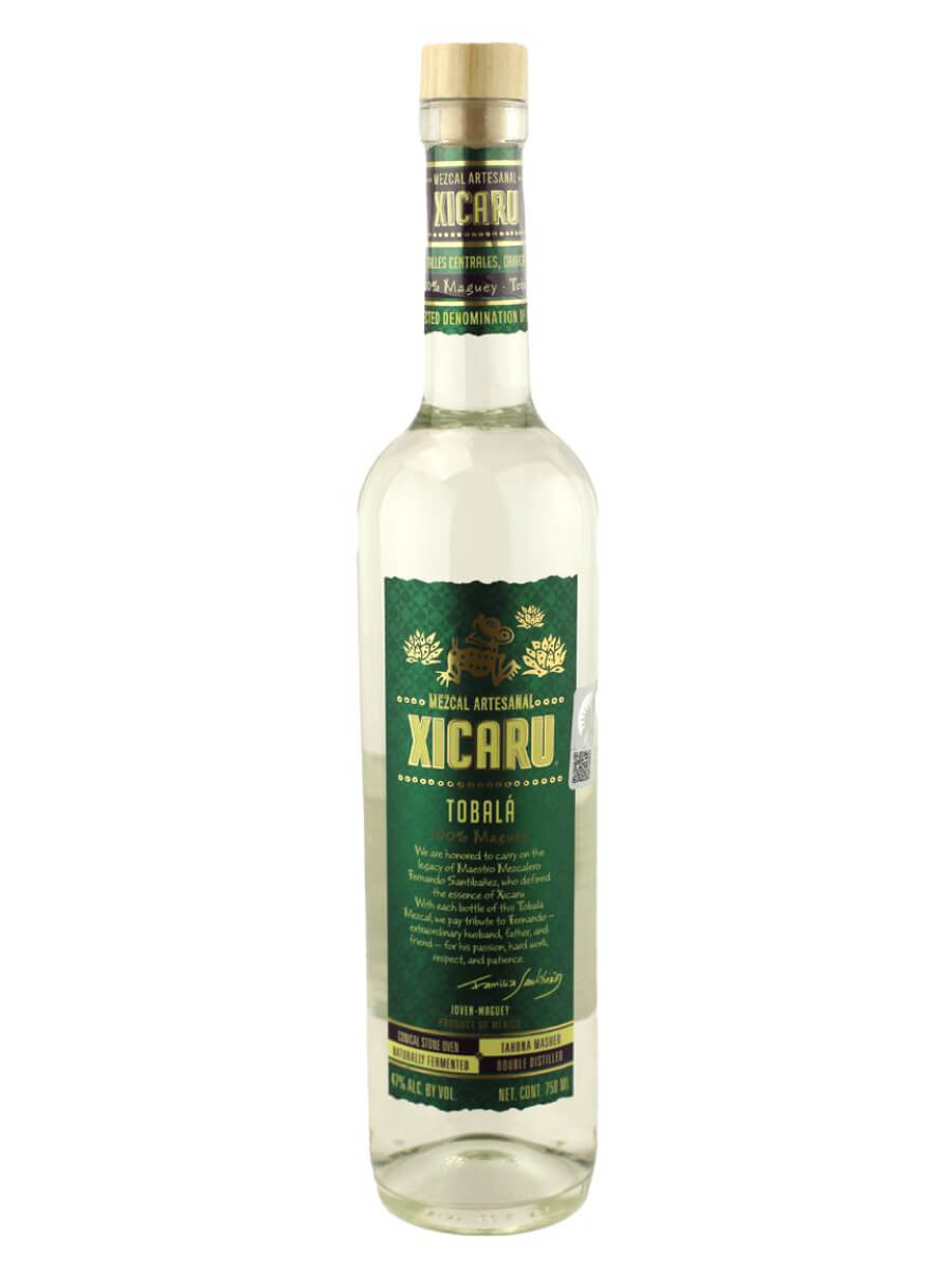 Xicaru Tobalá mezcal bottle